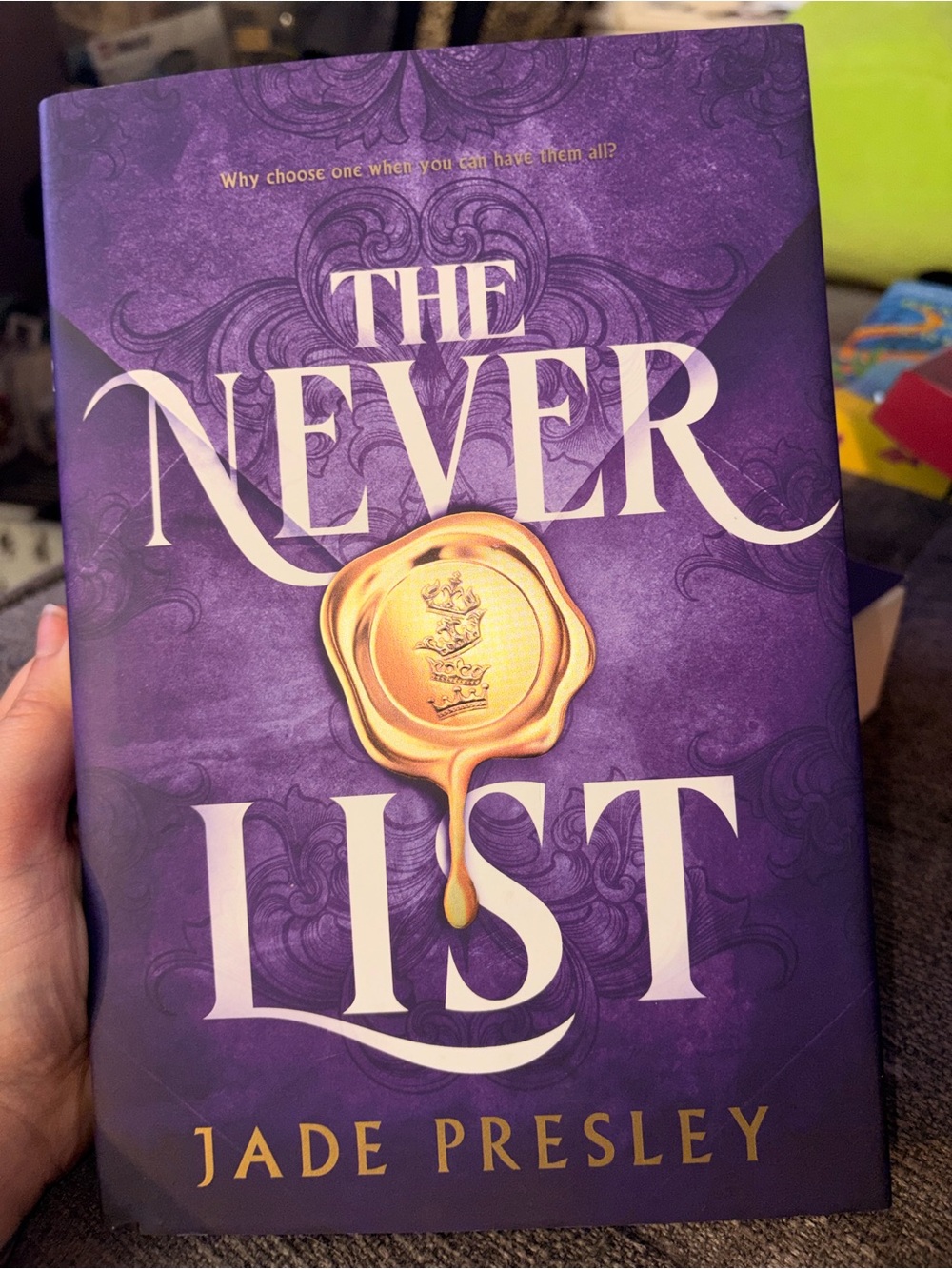 The Never List by Jade Presley